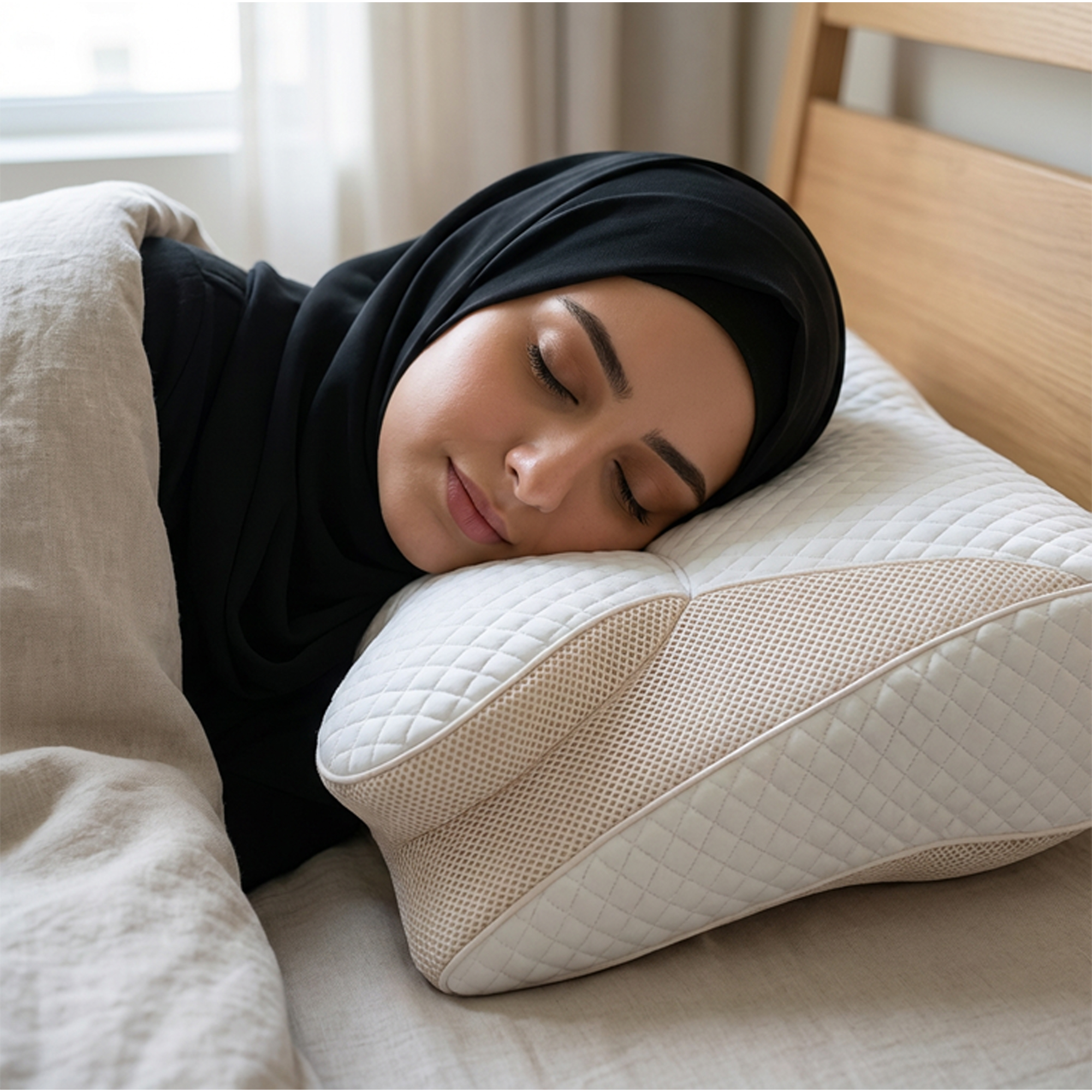 وسادة الفراشة للرقبة بتصميم مريح لتخفيف الآلام أثناء النوم - Image 6