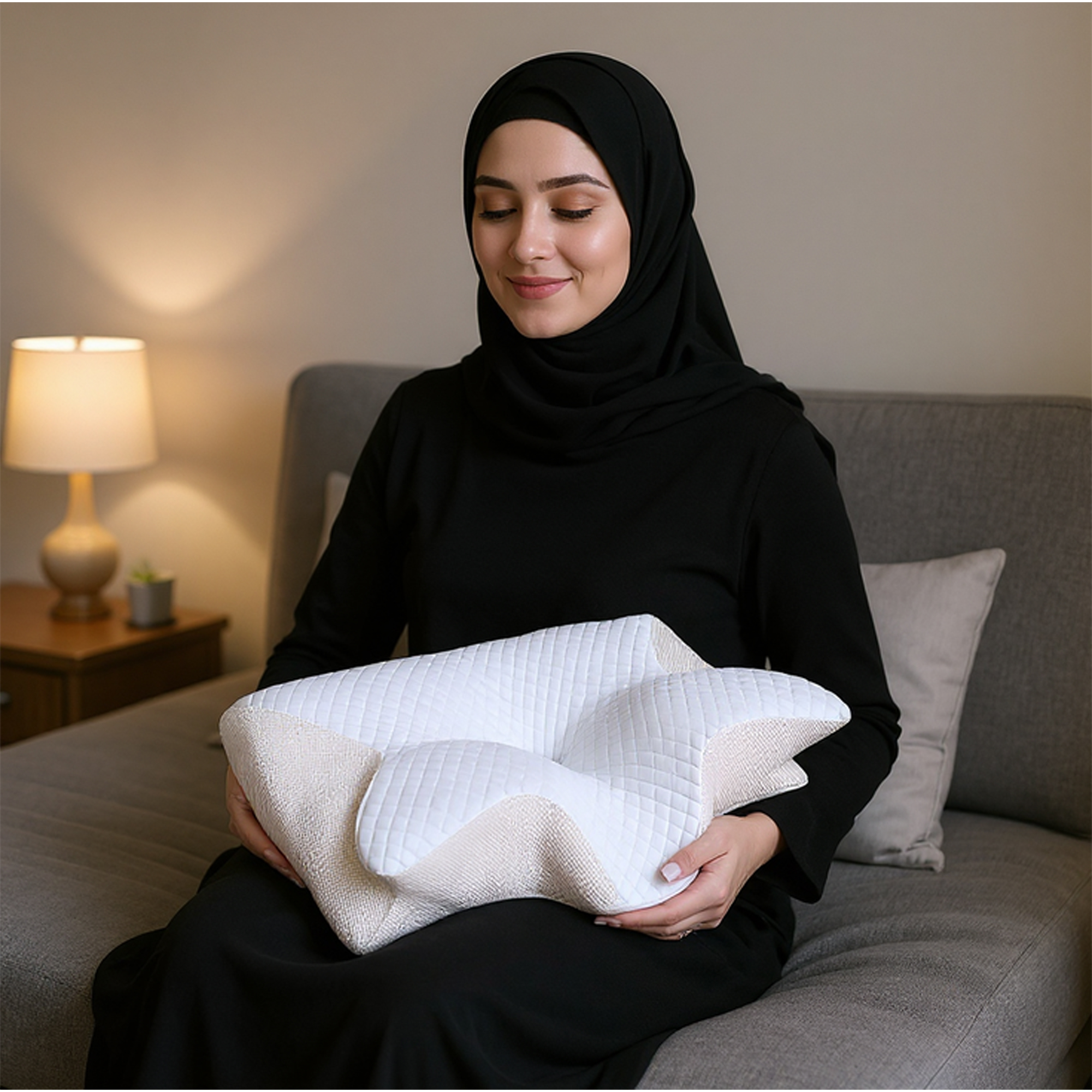وسادة الفراشة للرقبة بتصميم مريح لتخفيف الآلام أثناء النوم - Image 7